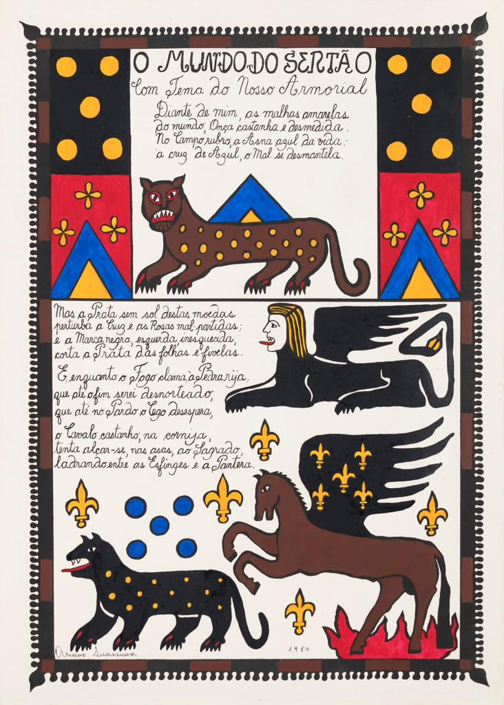 Ariano Suassuna, O Mundo do Sertao, 1984 by CASCA Archive artist, approved editorial image