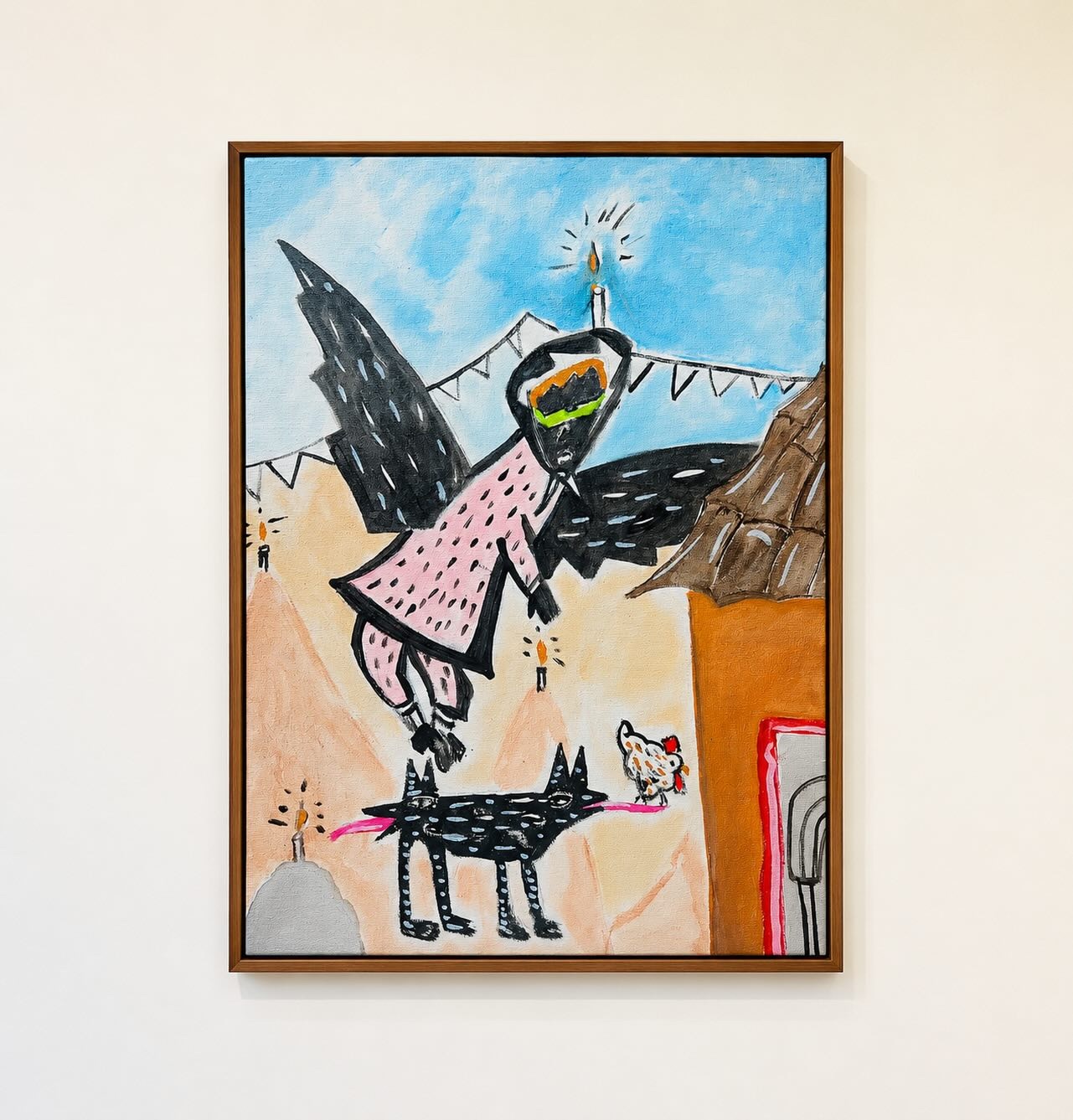 Carolina Noemia, Catita with candles and animal figures by CASCA Archive artist, approved editorial image