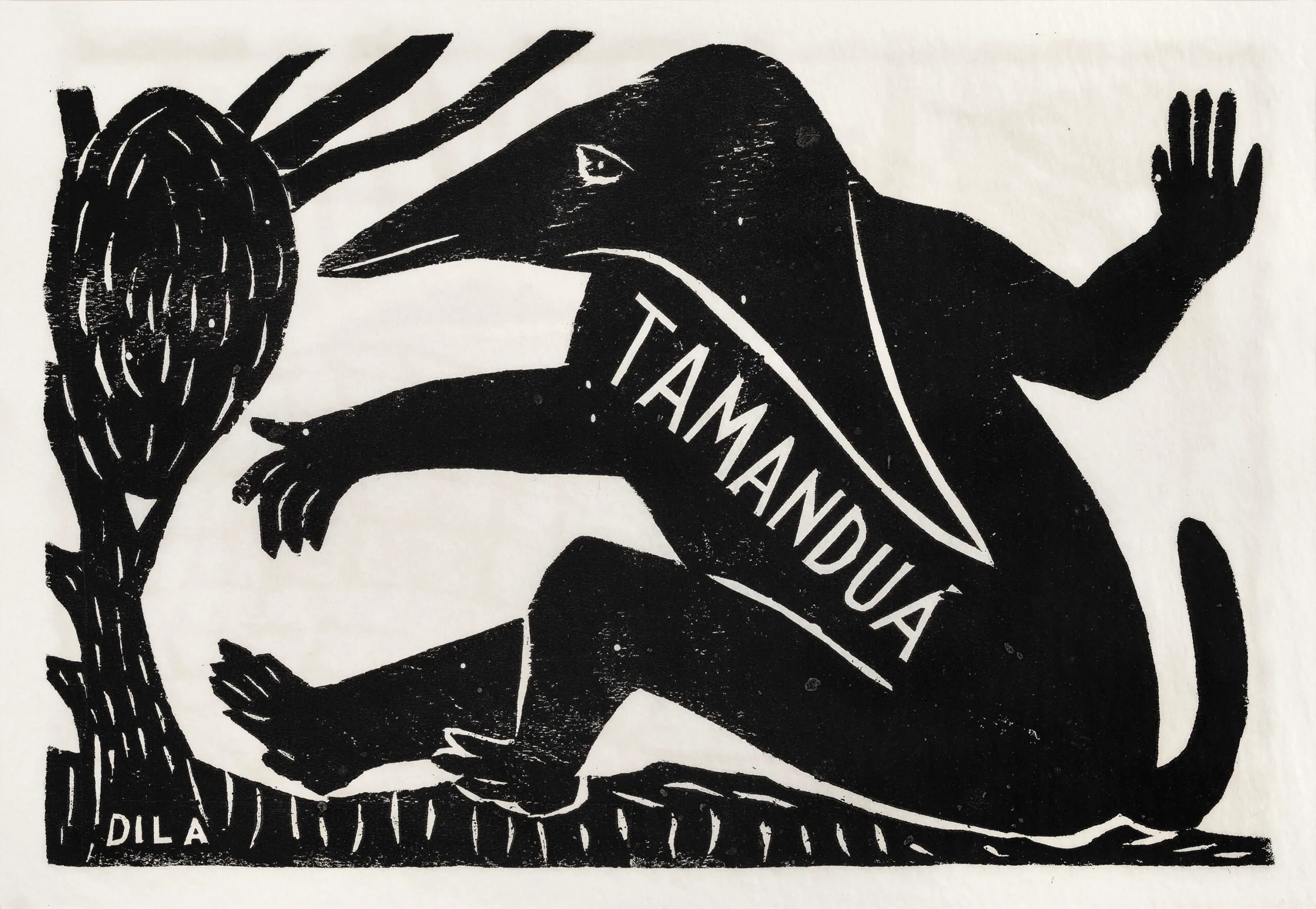 Mestre Dila woodcut from Galeria Pontes