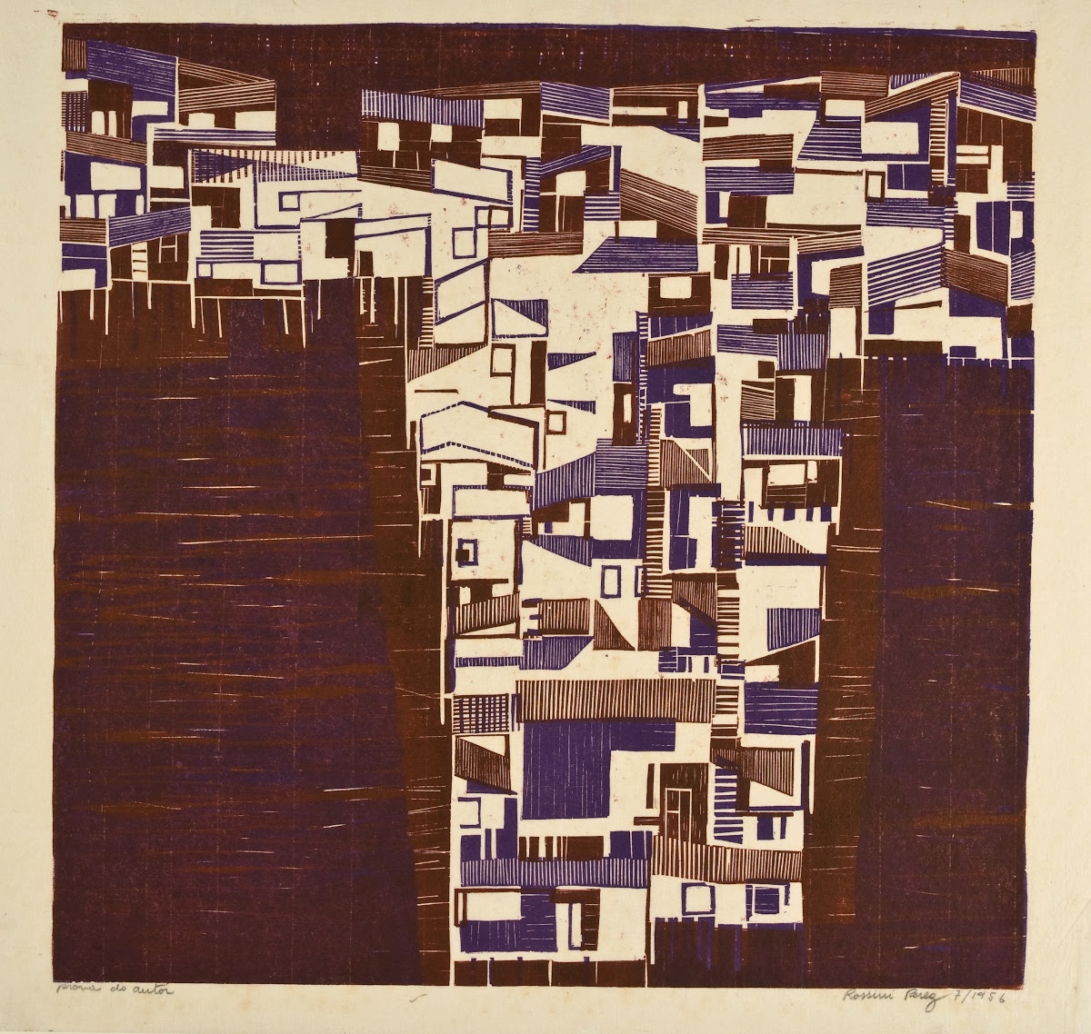 Cover image for: Rossini Perez baut Gedächtnis durch Linien und Druck auf
