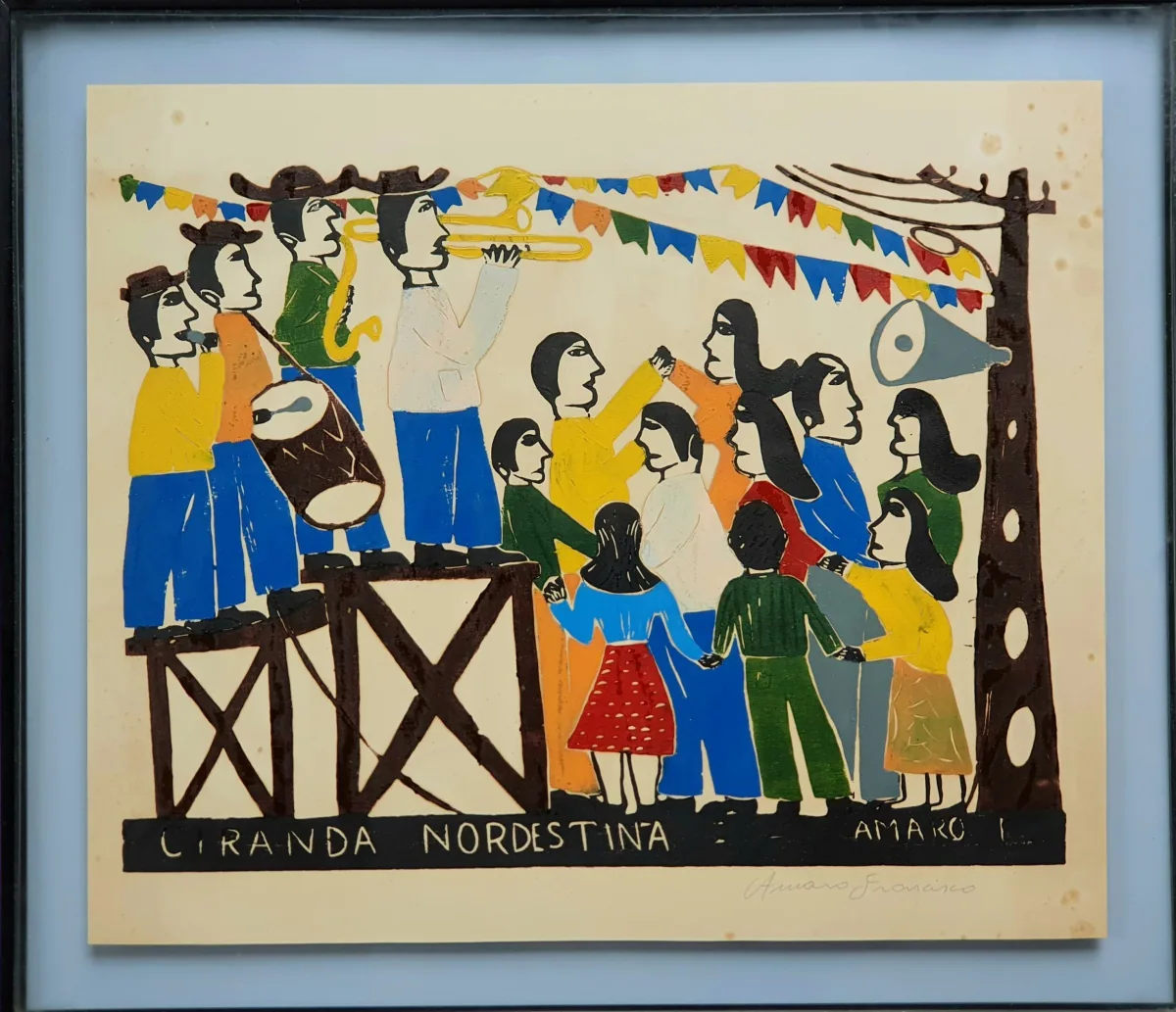 Cover image for: Le maître qui a enseigné une légende : Amaro Francisco et les racines cachées de l'art brésilien de la gravure sur bois